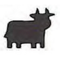 Mylar Shapes Cow (5")